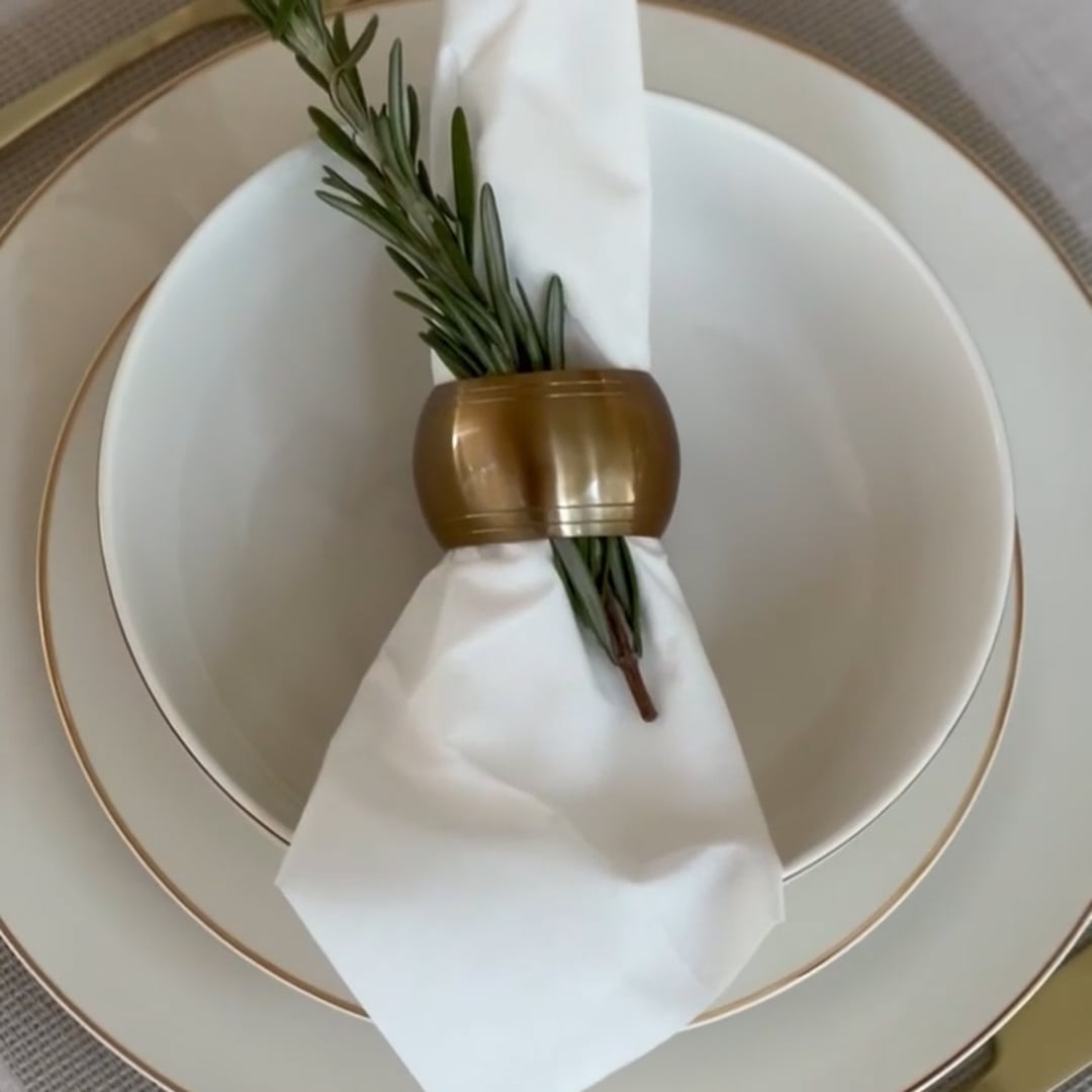 טבעת למפיות Golden Light