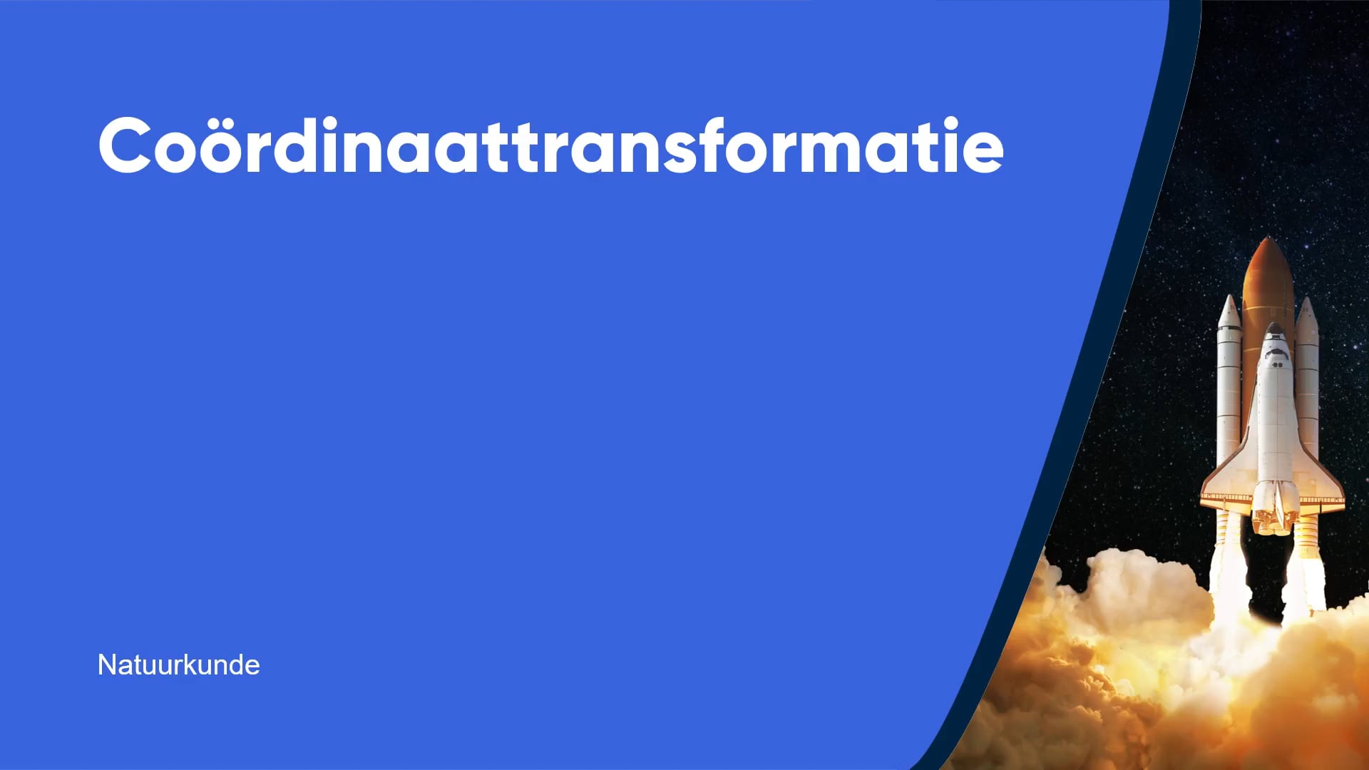 Coördinaattransformatie