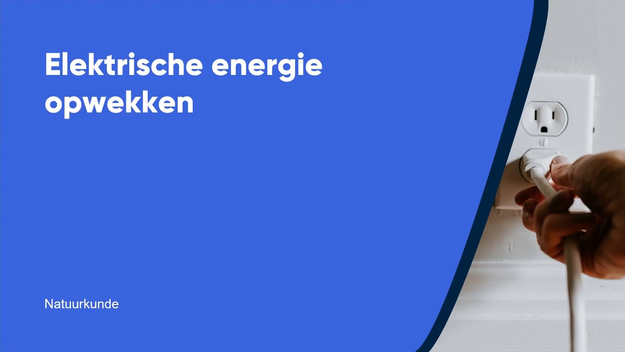 Elektrische energie opwekken