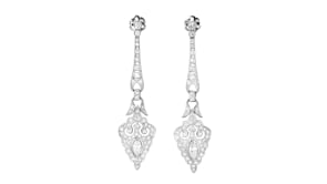 C. 1990 Vintage 2.25 ct. t.w. Diamond Drop Earrings in 18kt White Gold