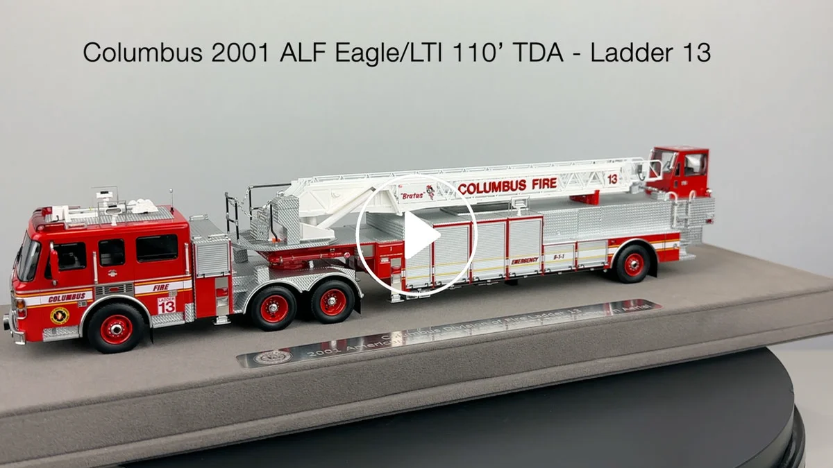 Fire Replicas Columbus Division of Fire 2001 ALF Eagle/LTI 110