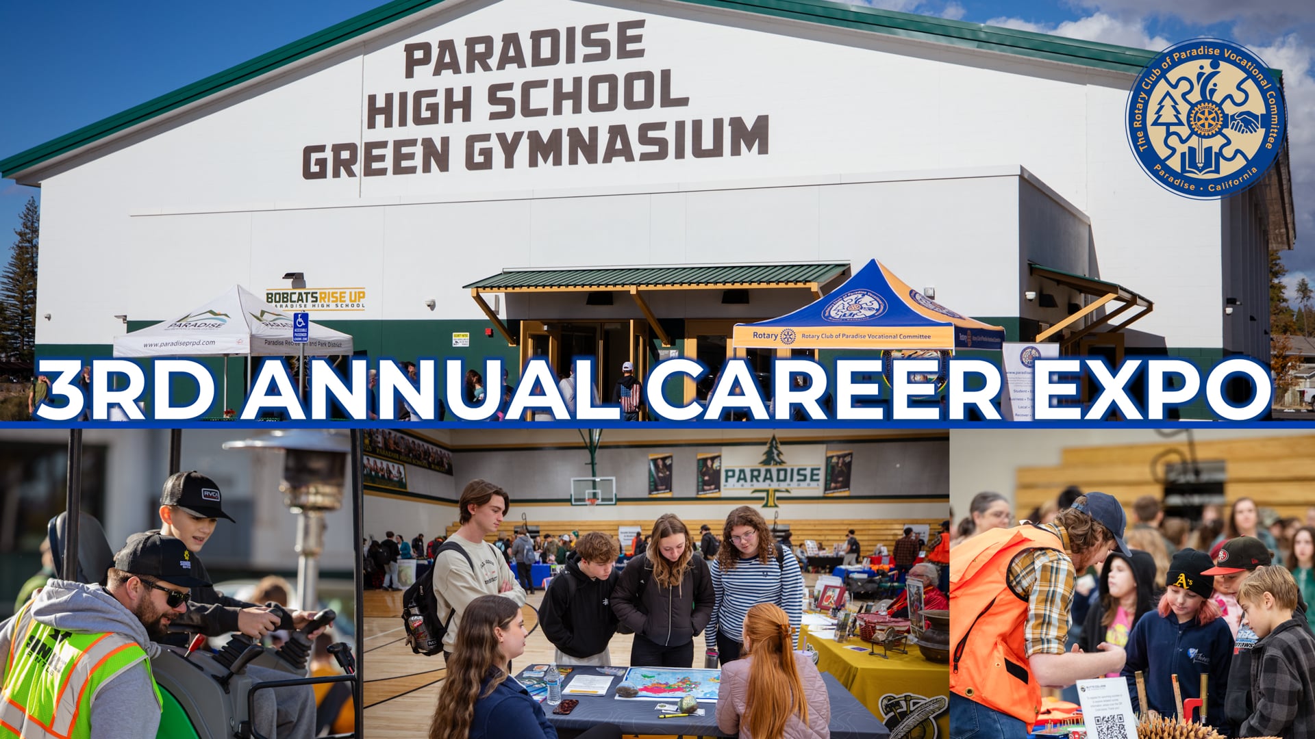 3rd Annual Career Expo at PHS | Hosted by the Rotary Club of Paradise Vocational Committee