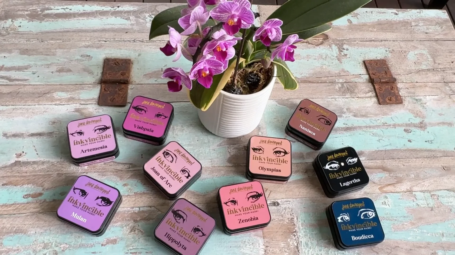 INKvincible' waterproof stamping ink | Individual colours | Jane