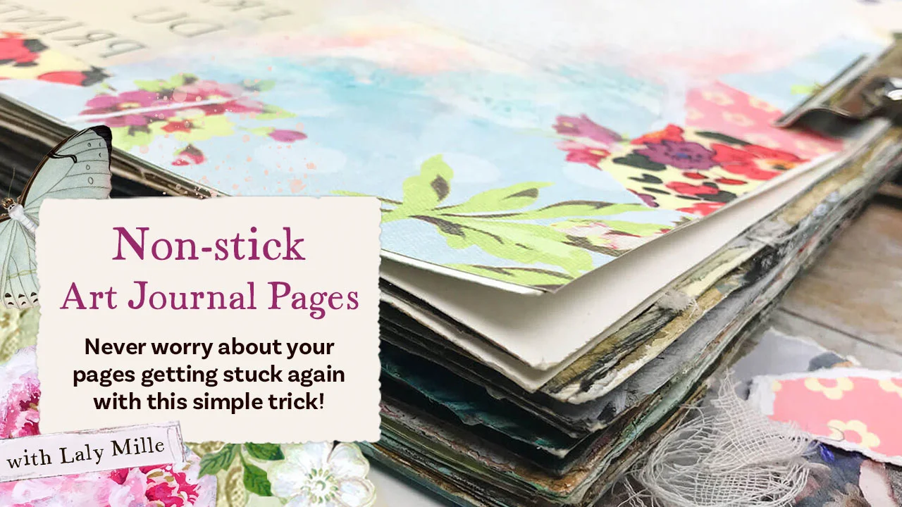 Art journal tip — Laly Mille Mixed Media Art
