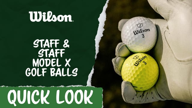 Wilson Staff Model X Golf Balls