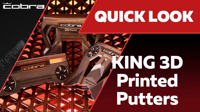 Cobra KING 3D Printed Putters