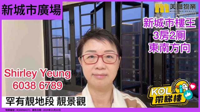 罕有靚地段 靚景觀