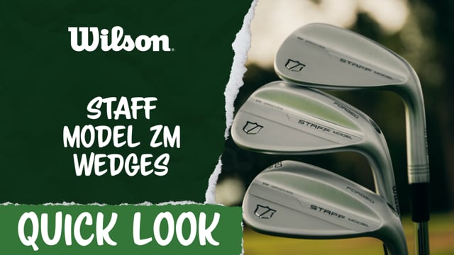 Wilson Staff Model ZM Wedges
