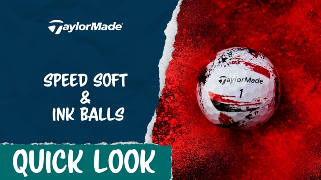 TaylorMade Speed Soft Ink Golf Balls