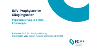 RSV-Prophylaxe im Säuglingsalter: Implementierung und erste Erfahrungen
