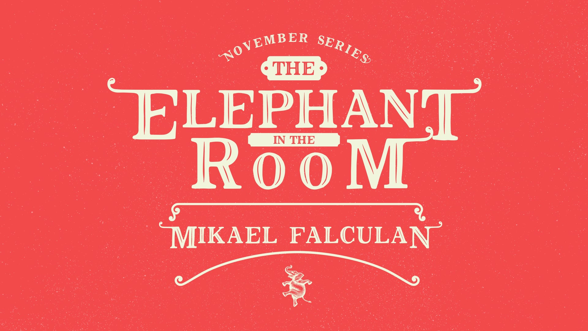 The Elephant in the Room, Pt. 4 // "Burnout & Spiritual Health" (Mikael Falculan)