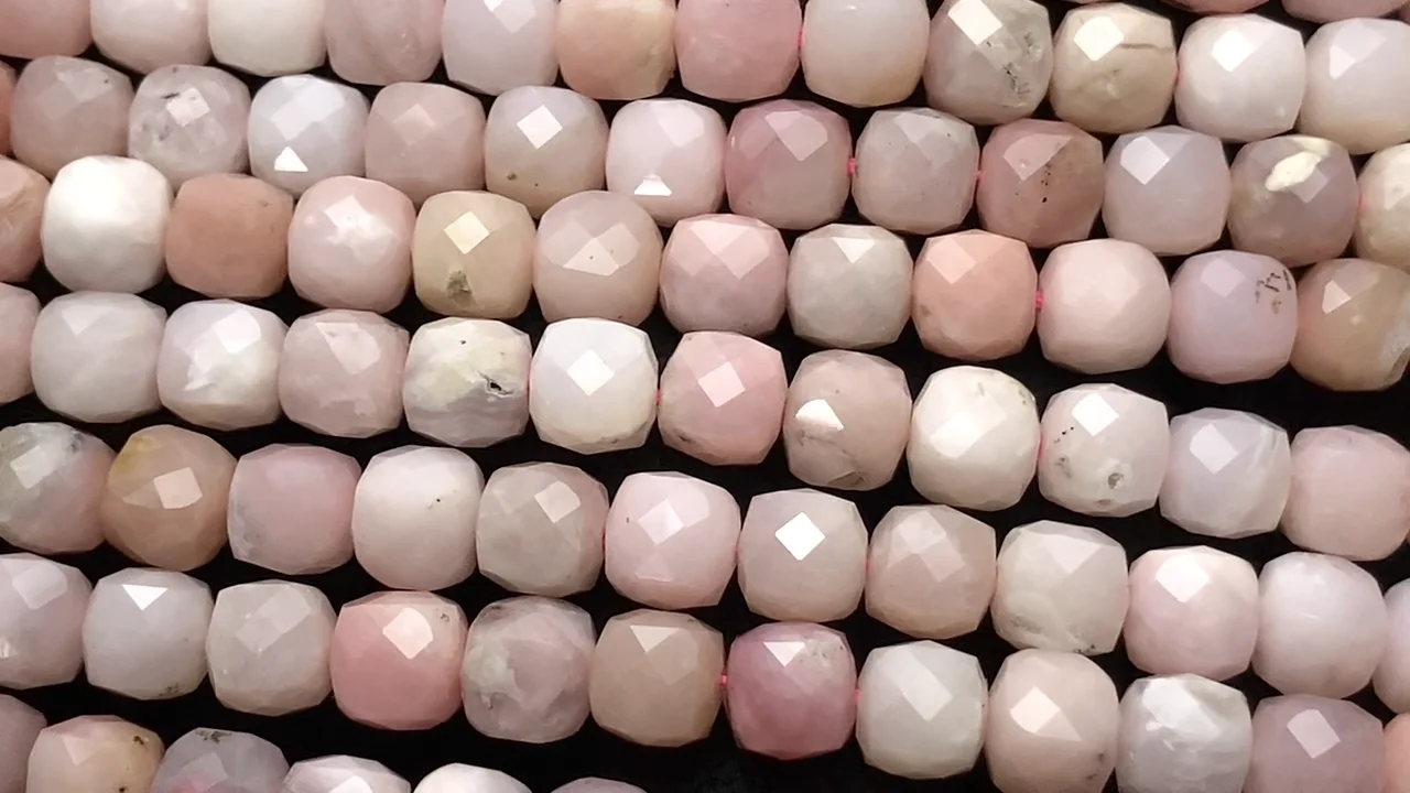 天然石　トイレットぶたちゃん　ピンクオパール クンツアイト&ブルートパーズ&ピンクオパール | LongTigris