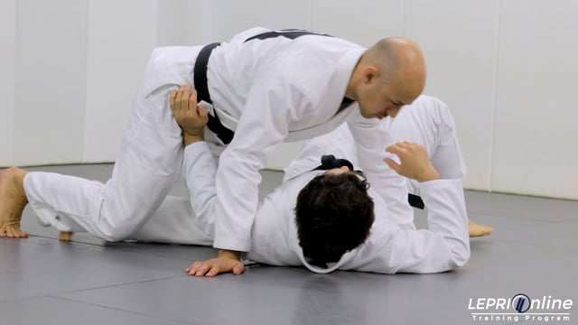 Side Control Escape to Butterfly Sweep to Side Control