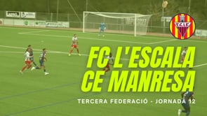 Resum FC l'Escala 0-1 CE Manresa