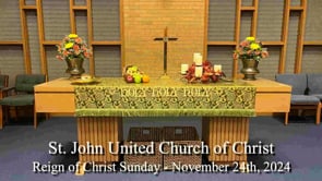 Reign of Christ Sunday - November 24th, 2024