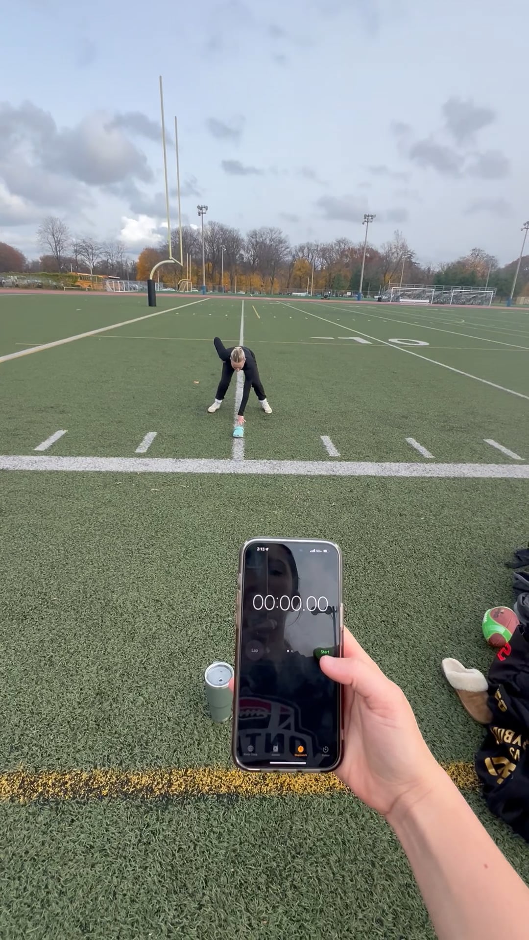 Watch sloane lucyk's 5-10-5 Agility: 4.66 seconds