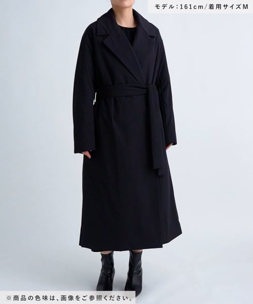 スタイリスト福田麻琴さんコラボ＞ドレスガウンコート | [公式