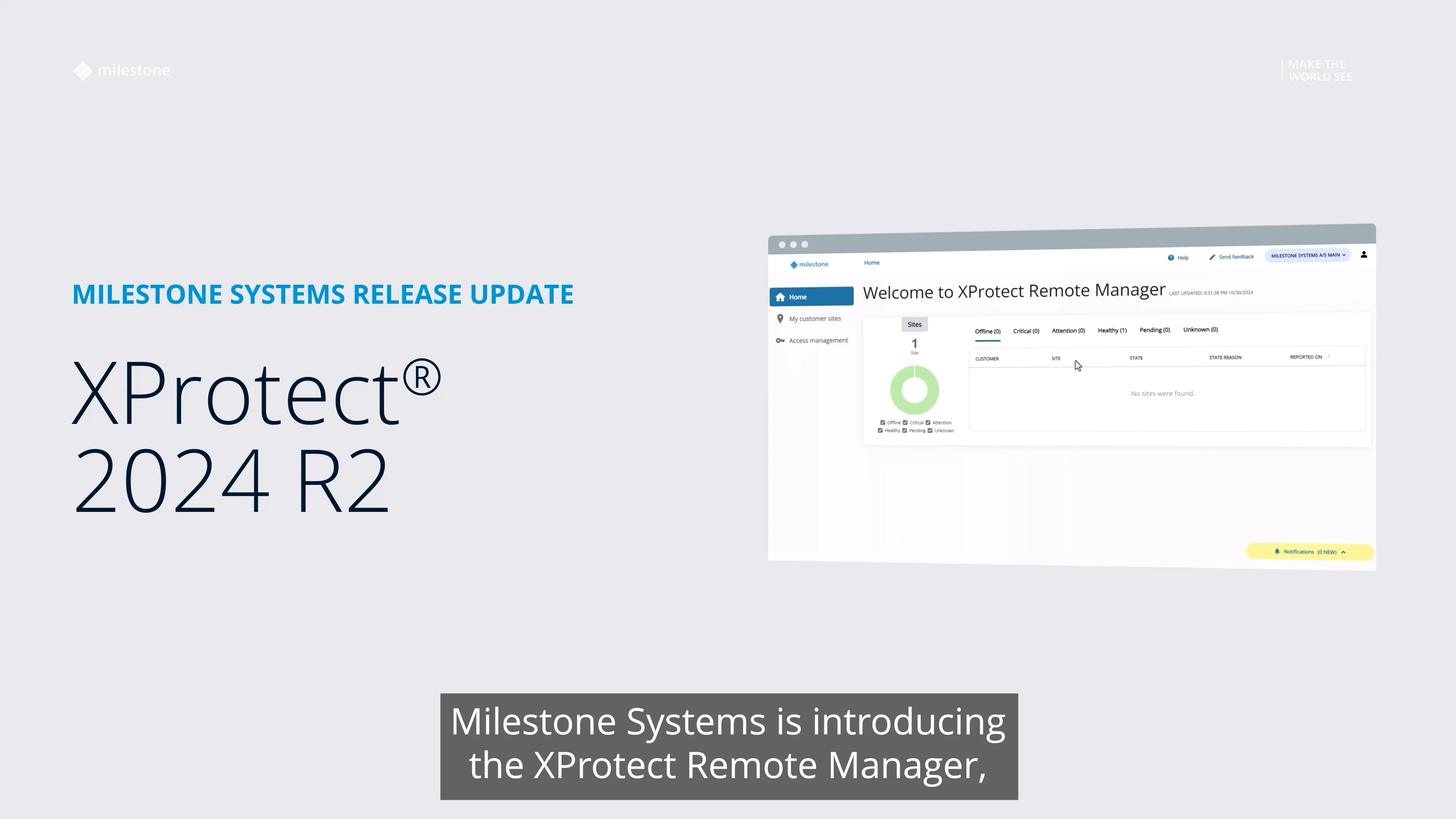 XProtect 2024 R2 Release Update