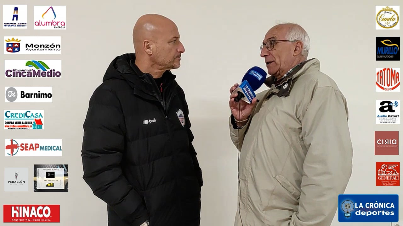 ISMAEL  MARIANI (Entrenador Monzón) Utrillas 1-1 At.Monzón Alumbra / J 11 / 3ª RFEF