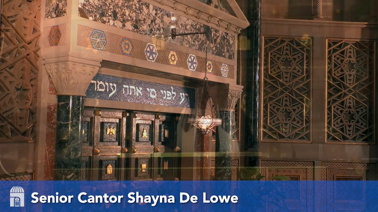 Grateful sang by Cantor Shayna De Lowe & J. David Williams
