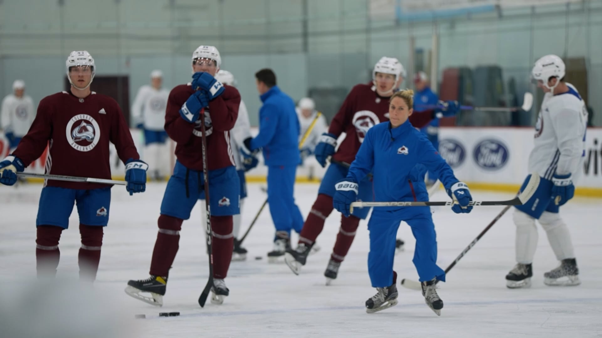 Colorado Avalanche | Colorado Eagles - Kim Weiss Video Coach | Interview | 10.15.24