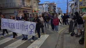 Manifestació, manifest i acció solidària pel 25N