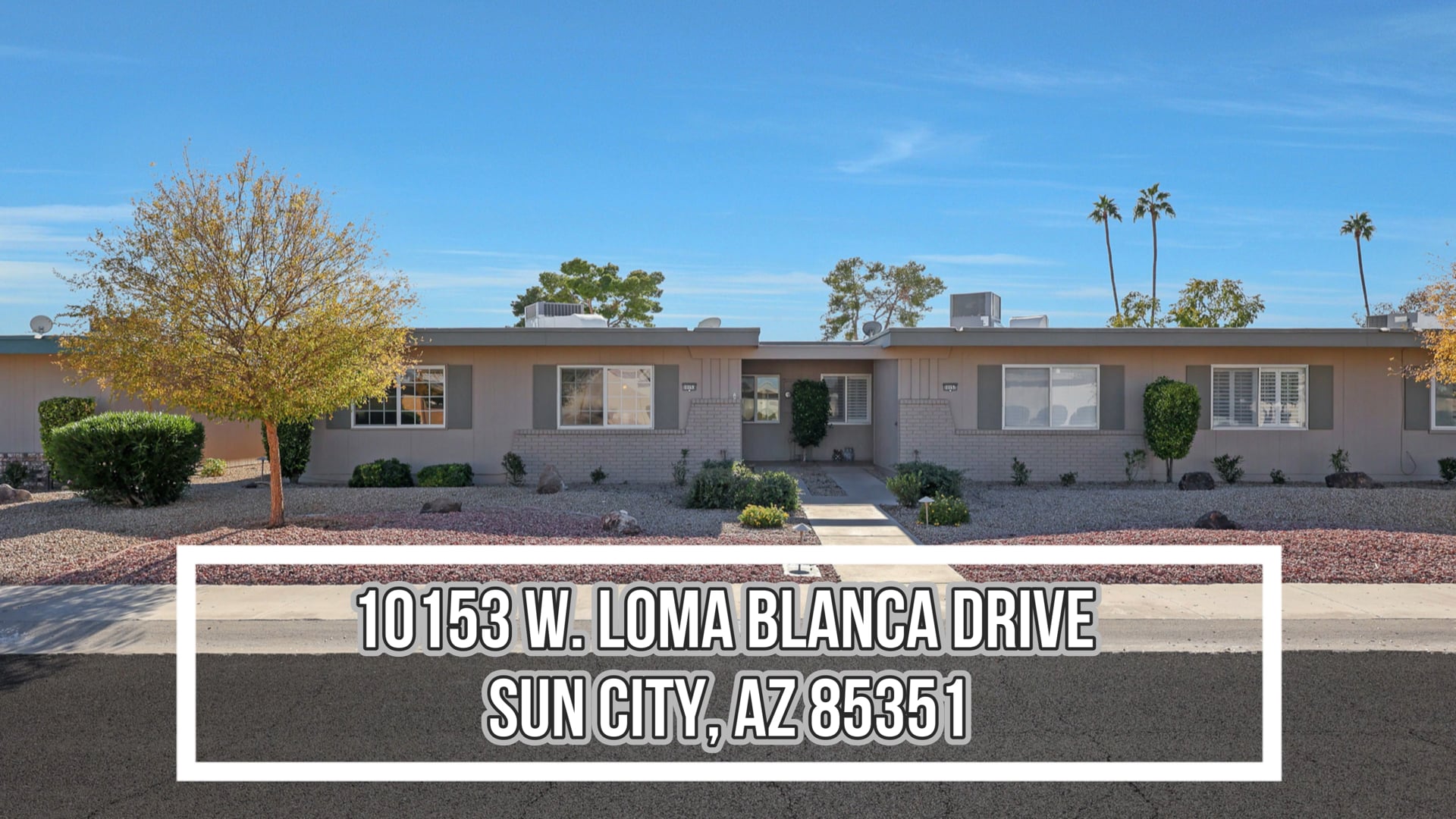 SOLD: 10153 W. Loma Blanca Drive Sun City, AZ 85351