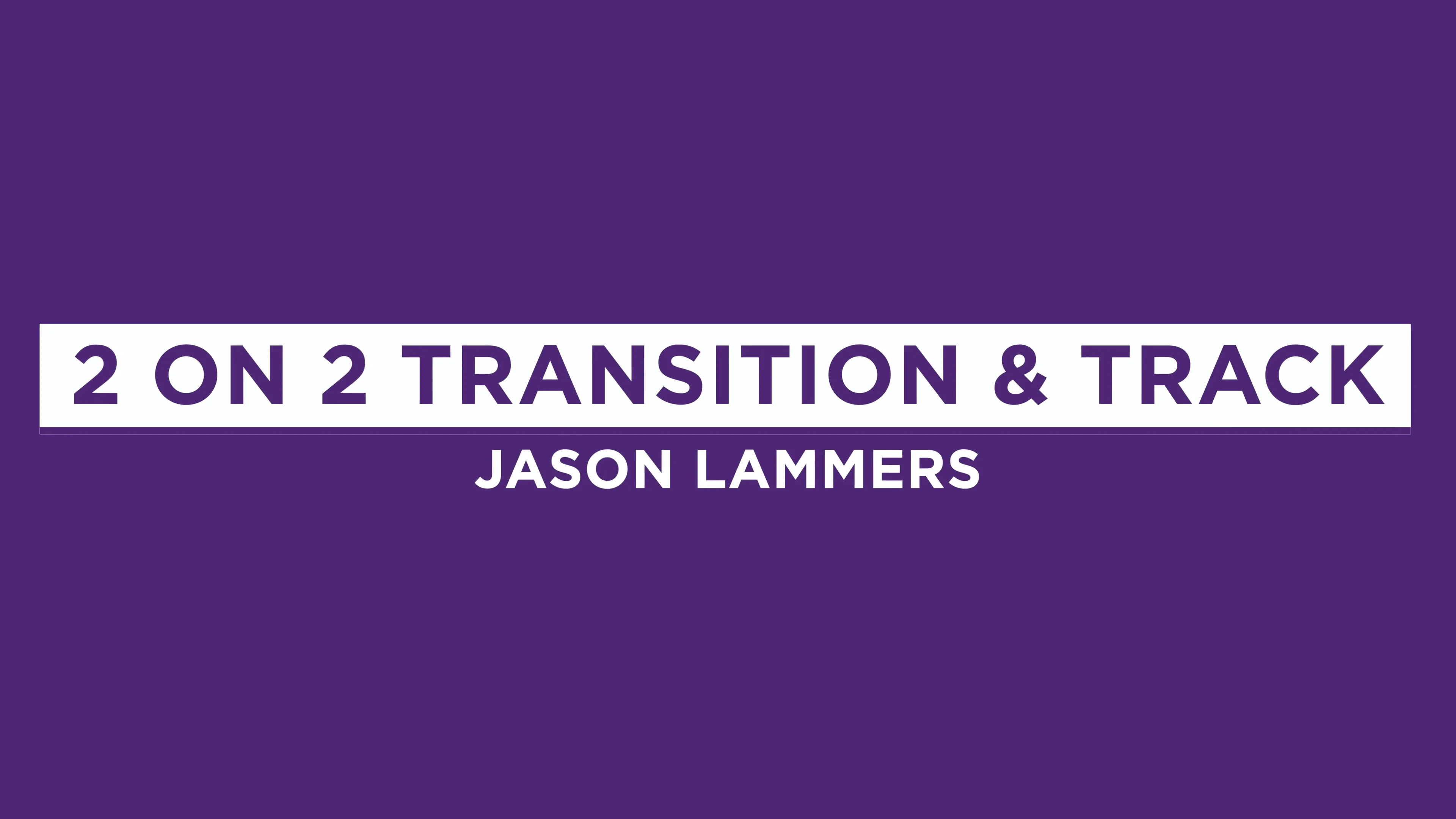 2 on 2 Transition & Track | Ice Hockey Systems Inc.