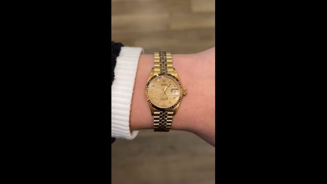 ROLEX レディース腕時計 ゴールド Ladies Rolex Datejust w/ Chevrolet Diamond in 18k 9586116