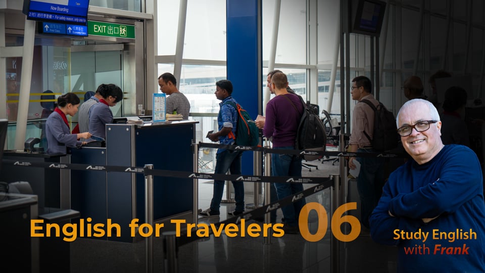 English for Travelers - Boarding a flight