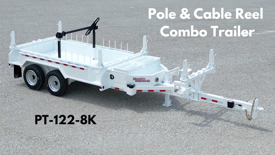 Pole Reel Cargo Combo Trailer  PT-122