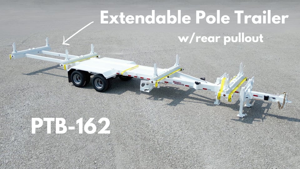 Pole Trailer - PTB-162 with pullout
