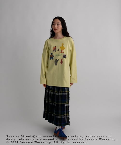 yuko　6枚 SESAME STREET(セサミストリート)】コラボ フォトロングTシャツ