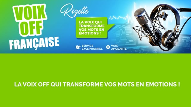 être Votre Voix Off Apaisante pour vos contenus en Français