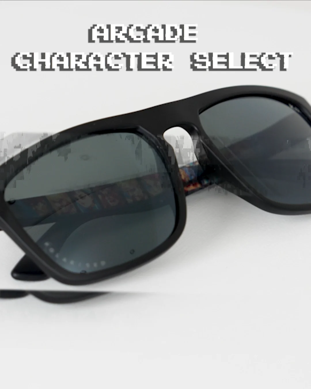 Arcade Sunglasses - Street Fighter II - Player Select - Smoke