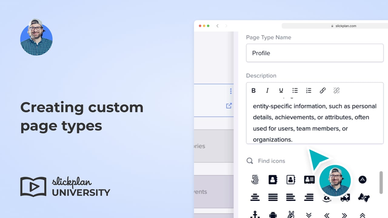 Creating custom page types