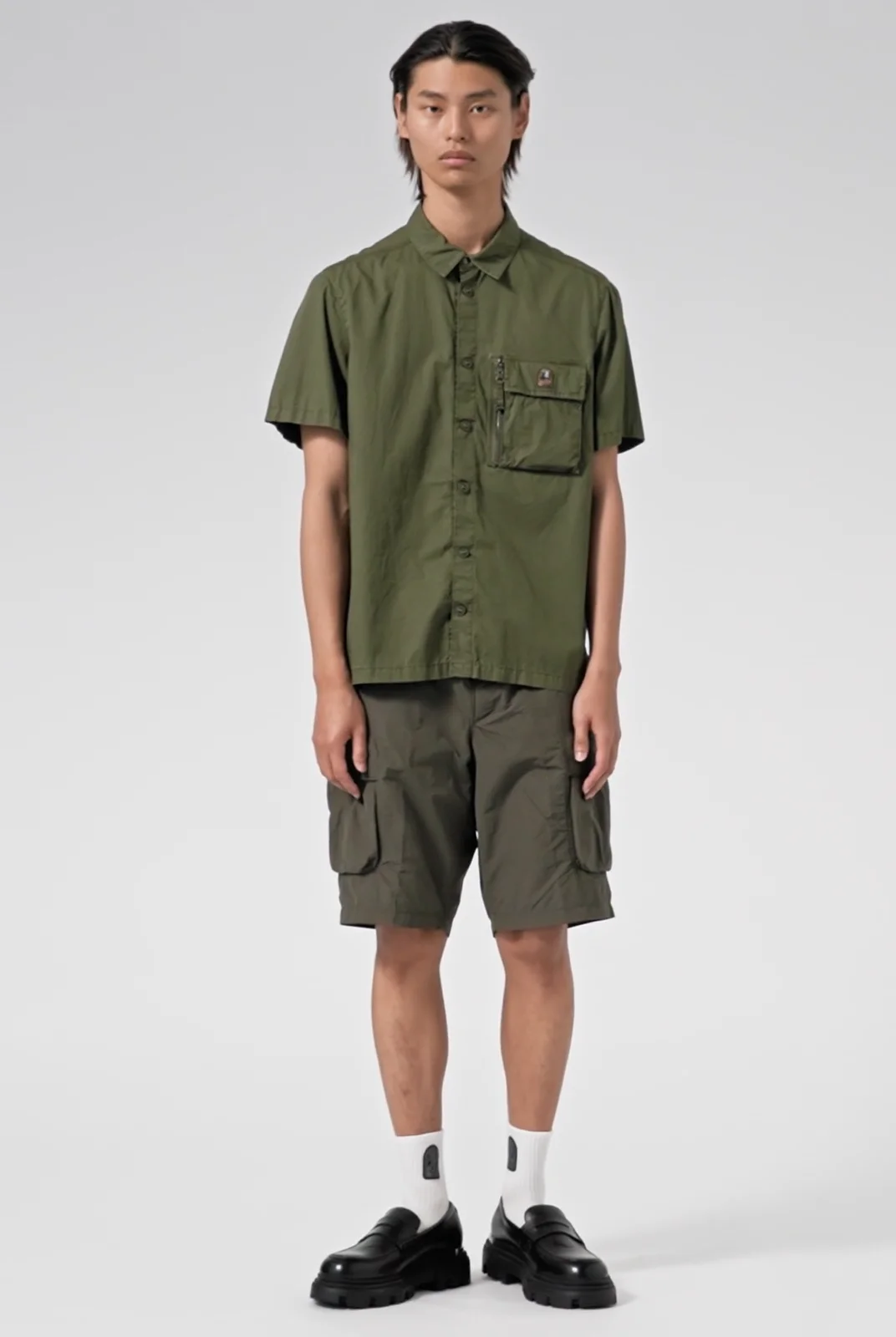 MERV - SHORT-SLEEVE SHIRT TORTUGA GREEN | Parajumpers® GB