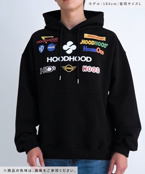 【HOODHOOD】Parody Logo Hood 2色 パロディロゴフーディー - HOODHOOD | 60% - アジアファッション通販
