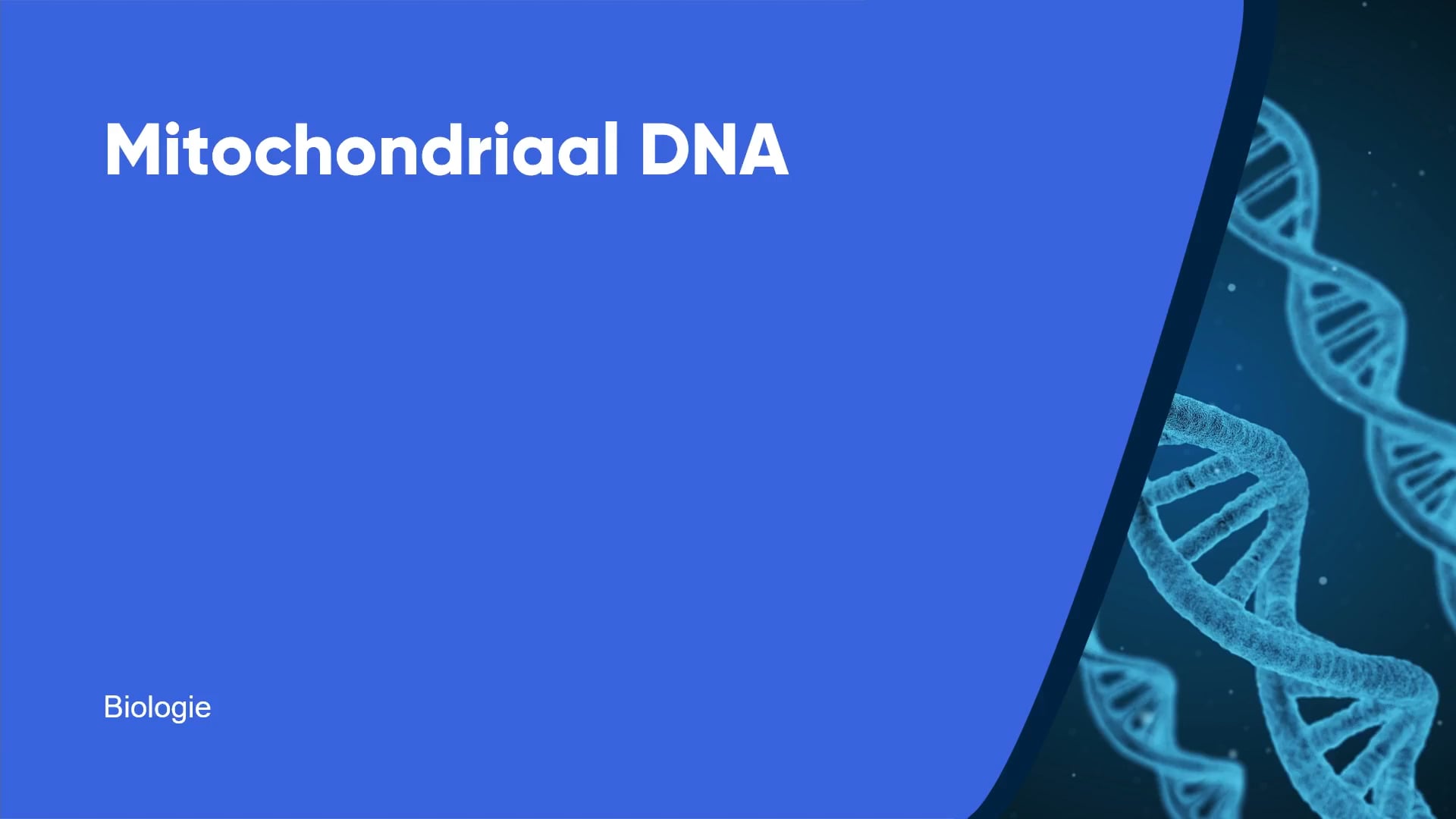 Mitochondriaal DNA