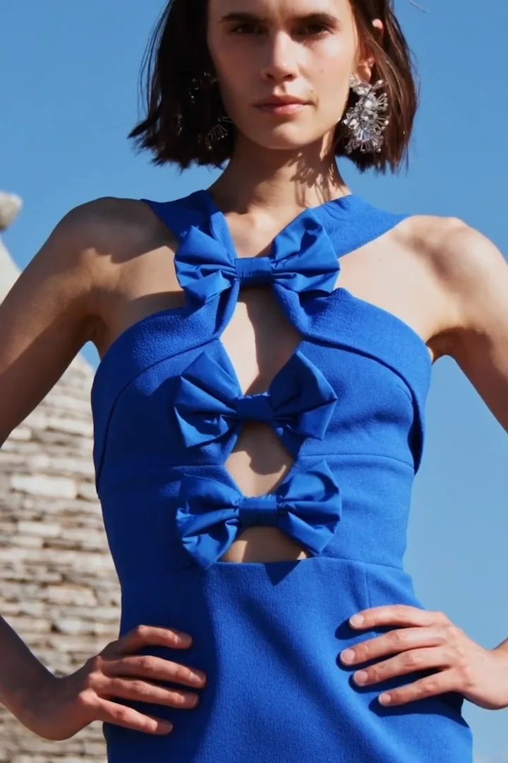 【REBECCA VALLANCE】ANTONELLA MINI DRESS リボン ミニドレス Antonella Mini Dress – Rebecca Vallance
