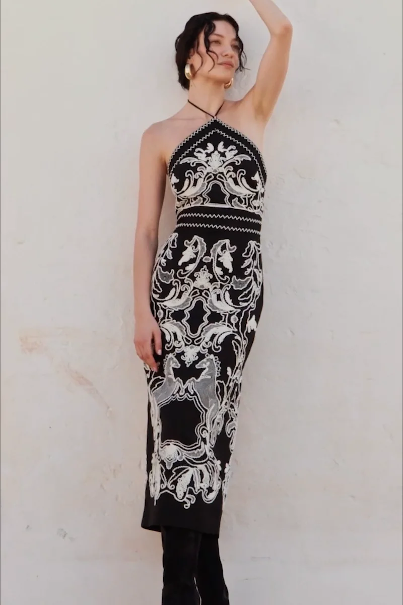 Azera Midi Dress – Rebecca Vallance