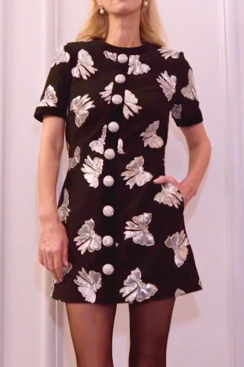 【REBECCA VALLANCE】ヴァロール 半袖ミニドレス Valor Short Sleeve Mini Dress Ivory – Rebecca Vallance