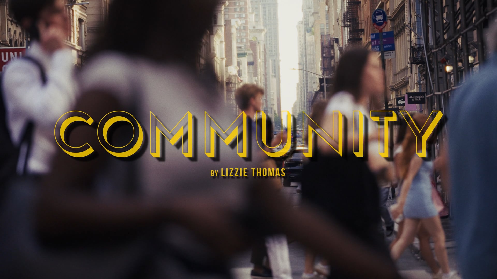 MUSIC VIDEO:  Community by Lizzie Thomas