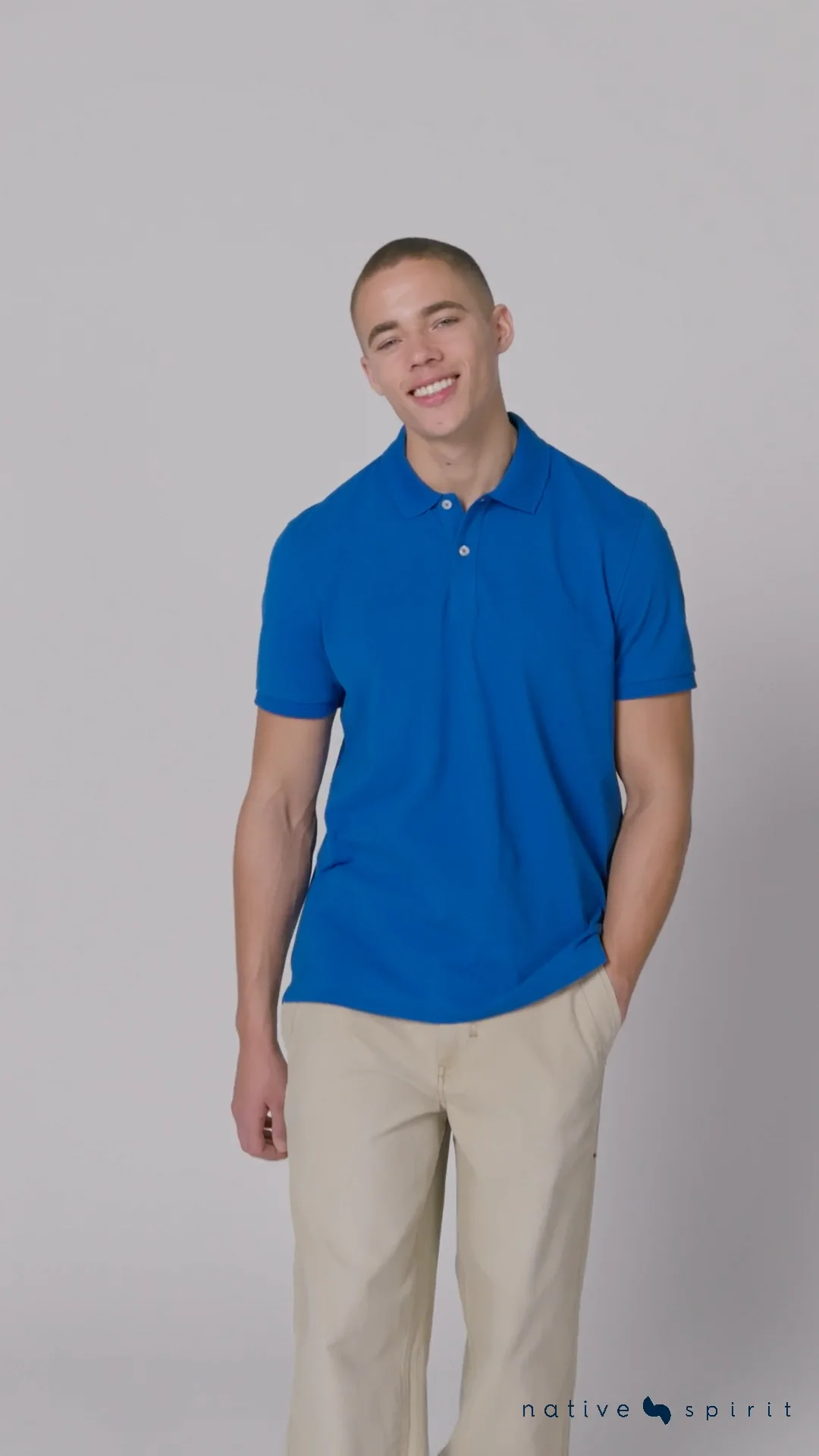 NS207 | Polo maille piquée homme - Native Spirit EN NS207 | Polo maille piquée homme - Native Spirit EN