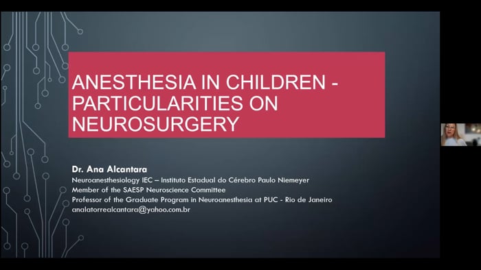 Anesthesia in Children – Particularities in Neurosurgery