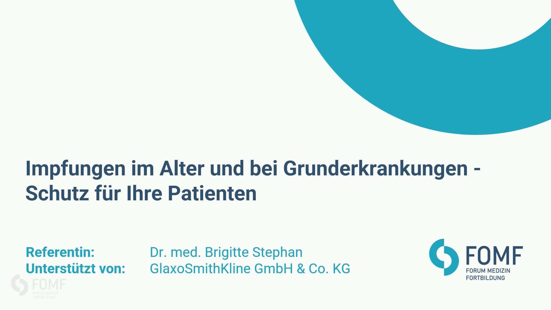 Impfungen im Alter und bei Grunderkrankungen - Schutz für Ihre Patienten 