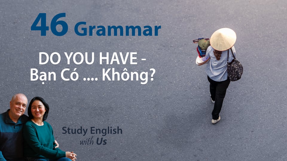 Grammar 46 - DO YOU HAVE - Bạn Có .... Không?