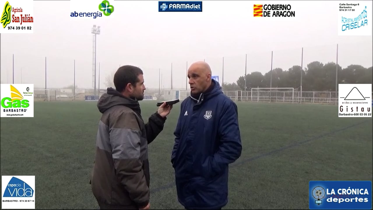 DAVID RINCÓN (Entrenador San José) UD San José 2-0 CD Mallén / J13 - Regional Preferente G2 