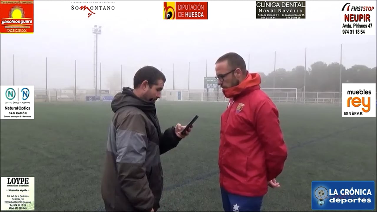 RAFA BERICAT (Entrenador Mallén) UD San José 2-0 CD Mallén / J13 - Regional Preferente G2