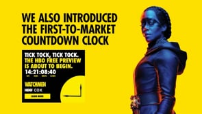 HBO | Watchmen - Tick Tock "Real Time" Banner campaign